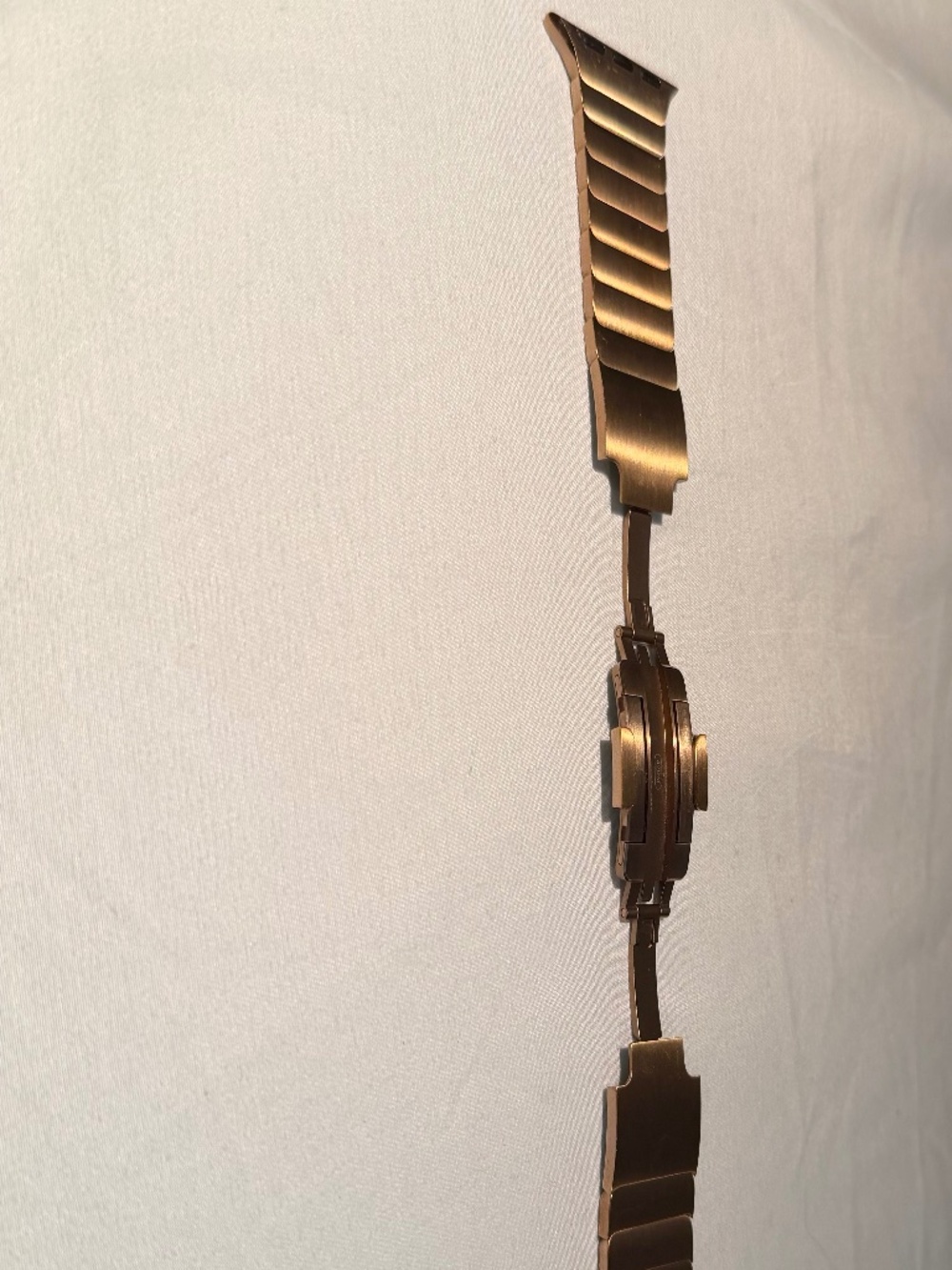 Apple Watch gold link stainless steel band